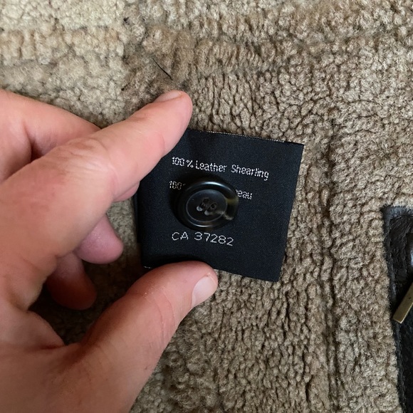 Via Firenze Leather Mens Winter Jacket - Picture 5 of 6